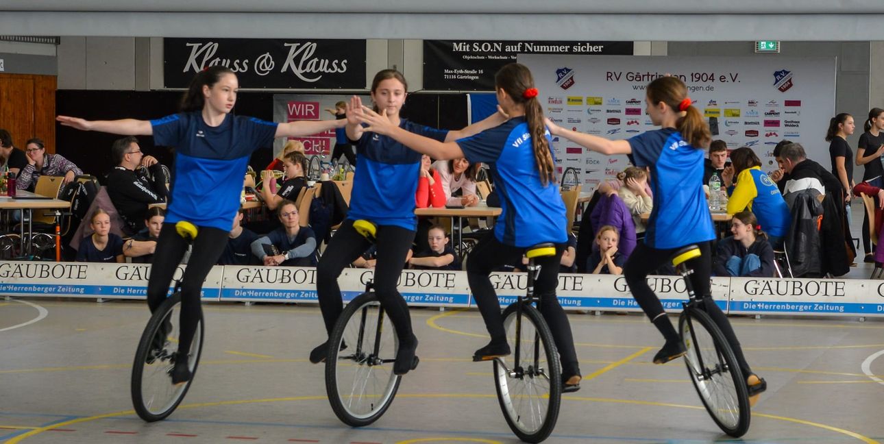 Der Sindelfinger Vierer II qualifiziert sich mit dem dritten Platz in Gärtringen für die Württembergische Meisterschaft in der hemischen Sporthalle Stadtmitte. Bild: Andreas Hönig