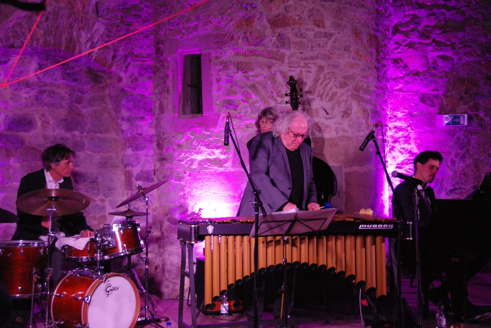 Vibraphonist Dizzy Krisch gastierte mit seinem Quartett im Deufringer Kellergewölbe beim Mini-Festival vom Aidlinger Jazzforum.    Bild: Privat