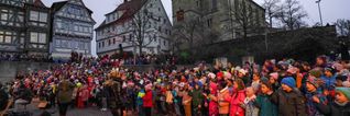Ab 16.15 Uhr wird auf dem Marktplatz gesungen.