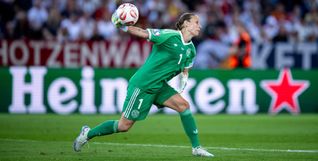 Ann-Katrin Berger spiel seit Februar 2022 in der deutschen Nationalmannschaft. Bild: Eibner