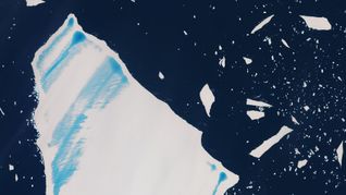 Mittlerweile hat der einst größte Eisberg einiges von seiner Masse eingebüßt.