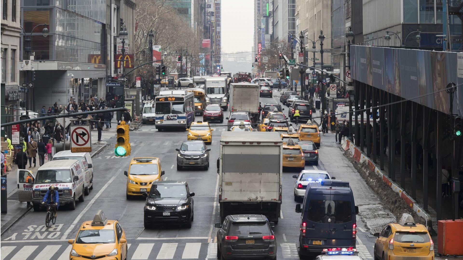 Verkehr in New York.