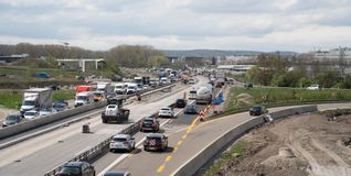 An der Anschlussstelle Böblingen / Sindelfingen sieht es jeden Tag einbisschen anders aus.