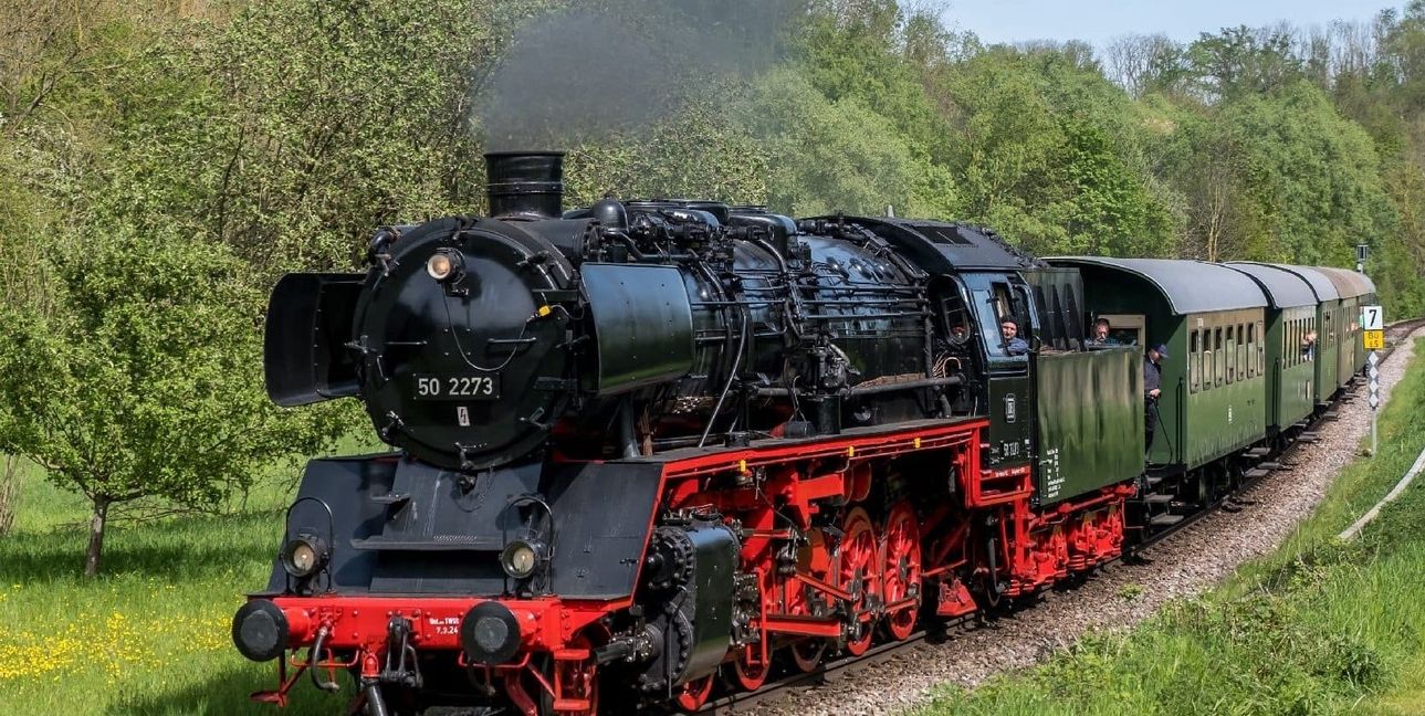 Der historische Dampfzug Feuriger Elias der GES lädt seit Jahrzehnten zu nostalgischen Fahrten durchs Stuttgarter Umland ein.Bild: z