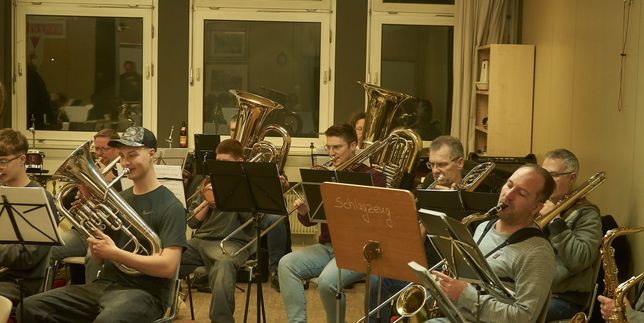 Bei der Probe für das Neujahrskonzert.