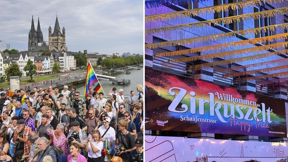 Bunte Paraden und Humor beim CSD am Sonntag in Köln.