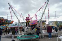 Osterkirmes auf dem Flugfeld.