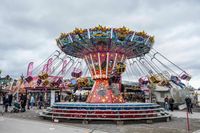Osterkirmes auf dem Flugfeld.