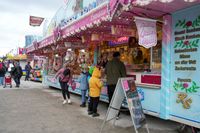 Osterkirmes auf dem Flugfeld.