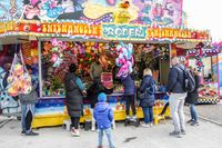 Osterkirmes auf dem Flugfeld.