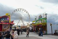Osterkirmes auf dem Flugfeld.