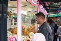 Osterkirmes auf dem Flugfeld.