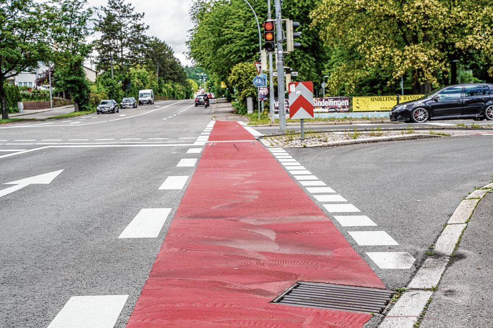 In der Leonberger Straße, Hohenzollernstraße und Pfarrwiesenallee hat die Stadt bereits Markierungs- und Sanierungsarbeiten durchgeführt.