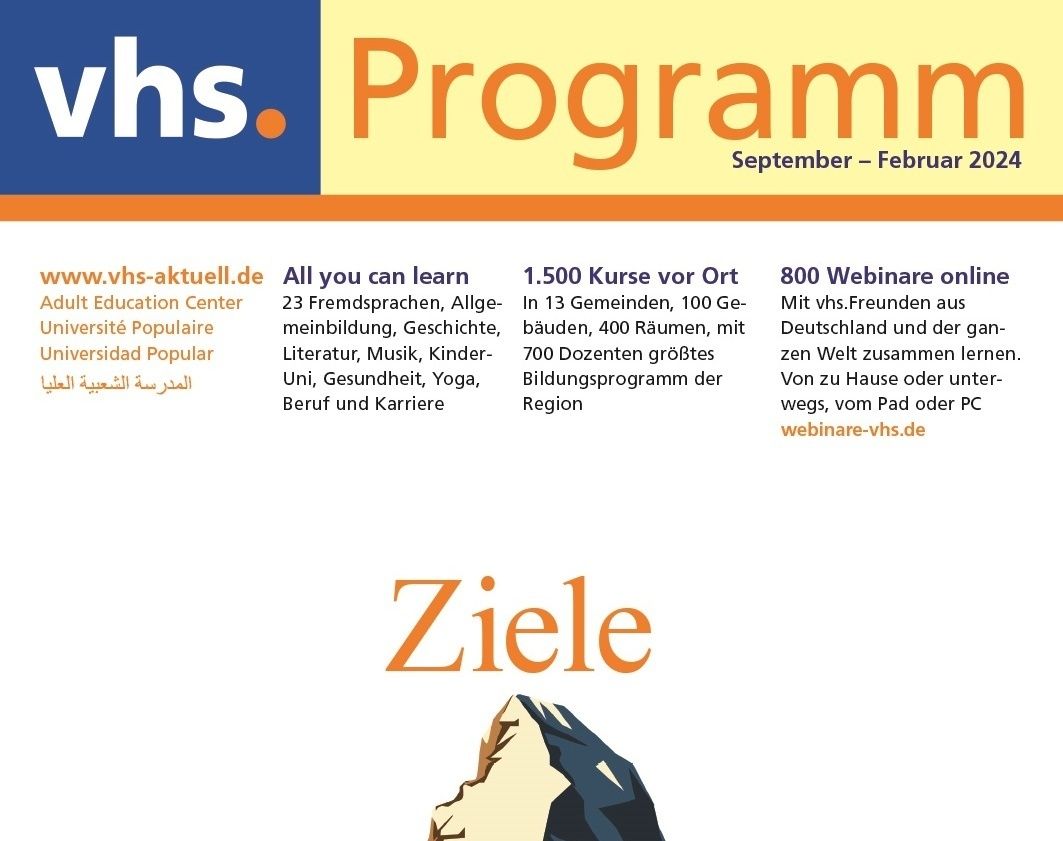 Volkshochschule - Kreis Böblingen: Neues VHS-Programm mit 1500 Kursen ...