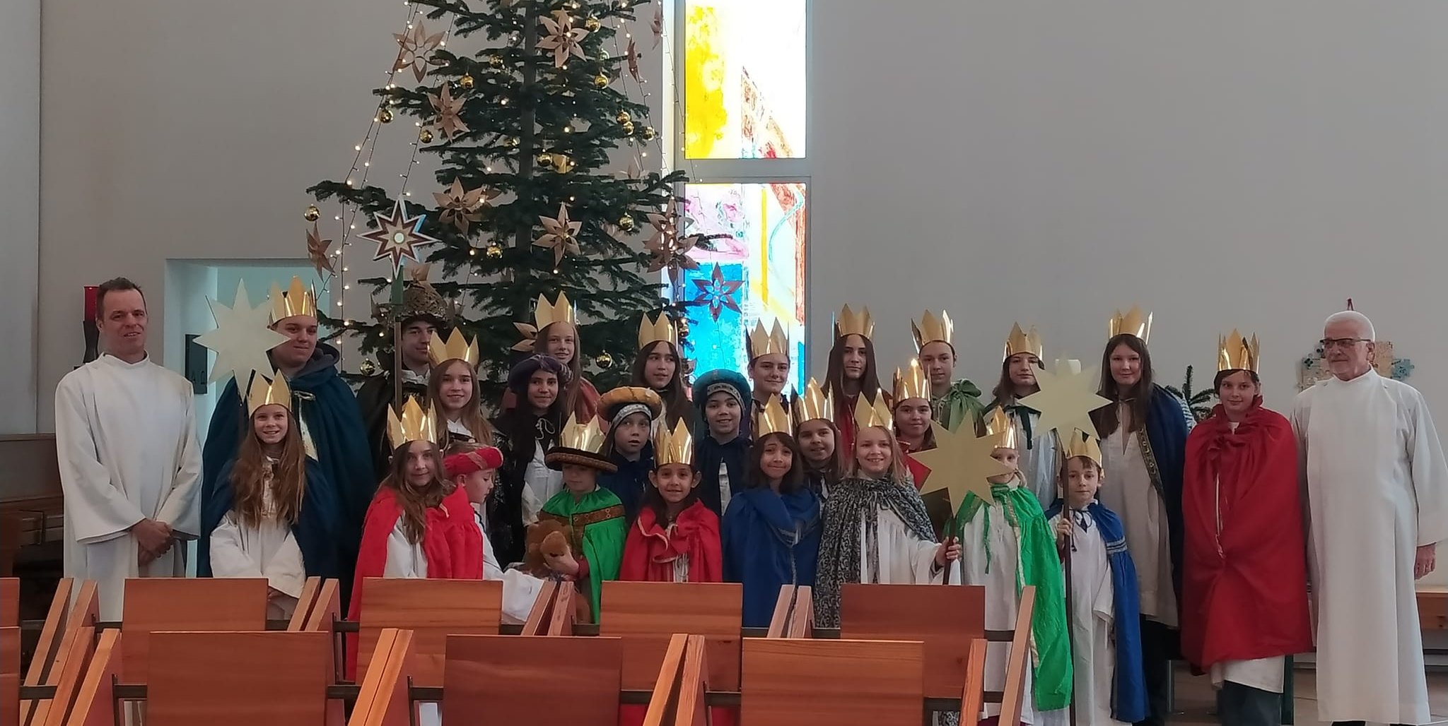 Die Sternsinger in Magstadt.