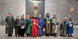 Die Sternsinger in St. Maria auf dem Goldberg in Sindelfingen.
