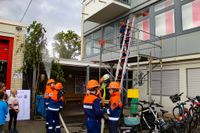 Viel los gute Stimmung beim Tag der offenen Tür samt Jahreshauptübung der Feuerwehr Magstadt.