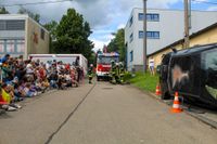 Viel los gute Stimmung beim Tag der offenen Tür samt Jahreshauptübung der Feuerwehr Magstadt.
