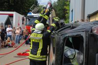 Viel los gute Stimmung beim Tag der offenen Tür samt Jahreshauptübung der Feuerwehr Magstadt.