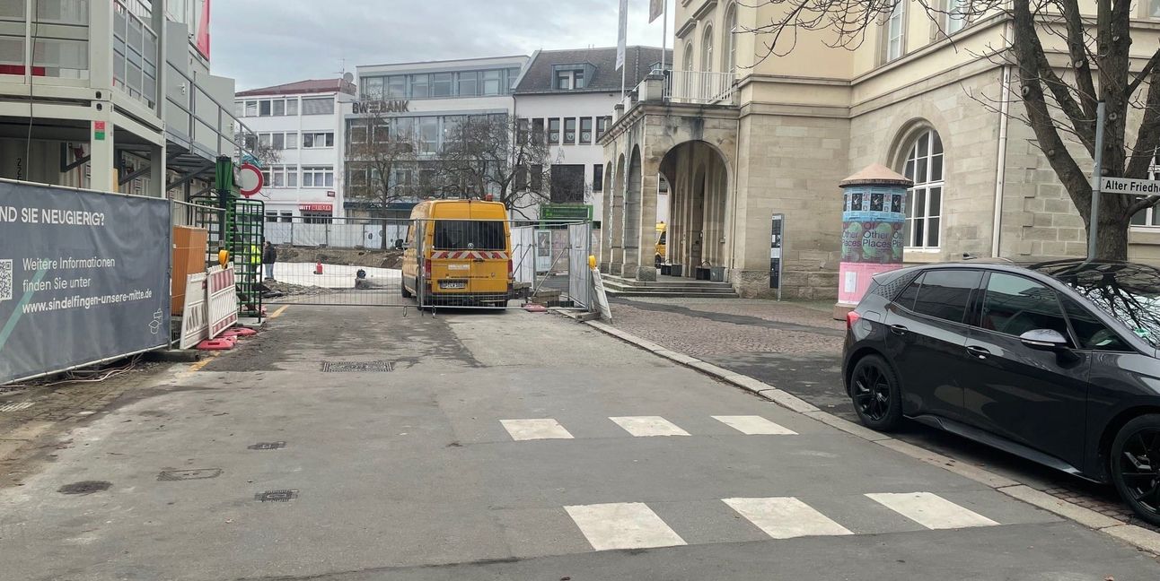 Wann die Bauarbeiten abgeschlossen sein werden, weiß niemand. Die Stadt Sindelfingen hofft, noch im Dezember.