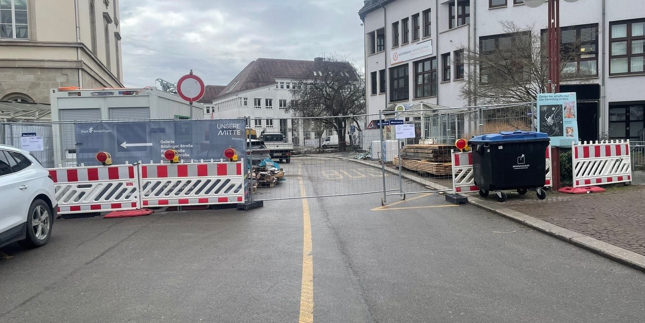 Wann die Bauarbeiten abgeschlossen sein werden, weiß niemand. Die Stadt Sindelfingen hofft, noch im Dezember.
