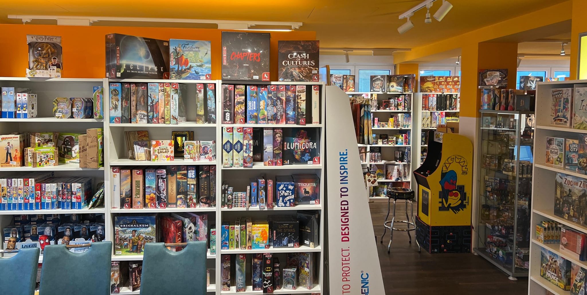 Im Laden „Spieletastisch“ in Schönaich können Spiele vor Ort getestet werden.