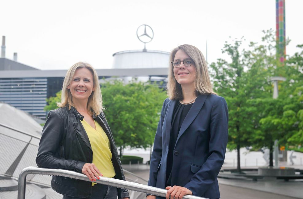 Gut eingespieltes Tandem: Katrin Hörber (links) und Katharina Bleck
 Foto: Lichtgut/Max Kovalenko