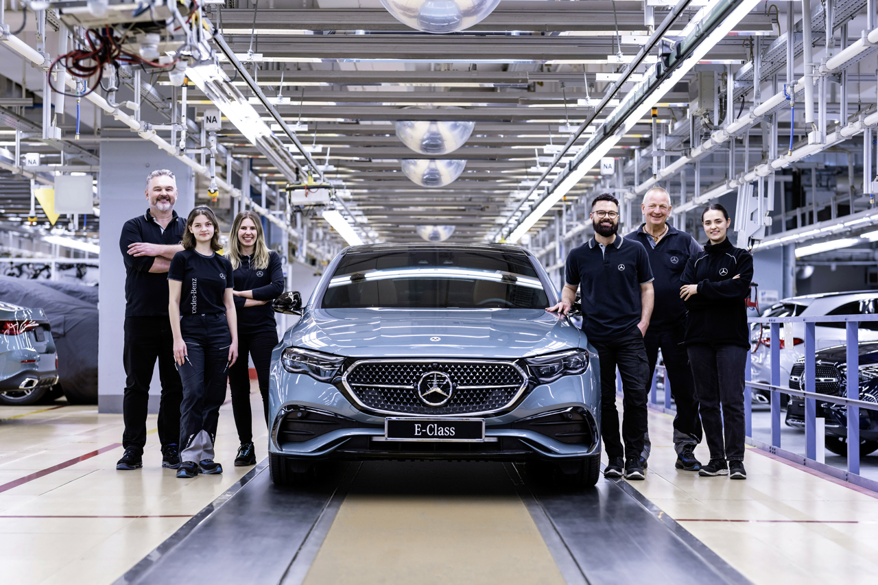 Start der Produktion der neuen Mercedes-Benz E-Klasse im Werk Sindelfingen