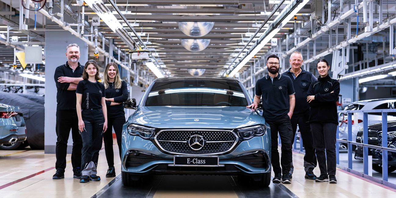 Start der Produktion der neuen Mercedes-Benz E-Klasse im Werk Sindelfingen