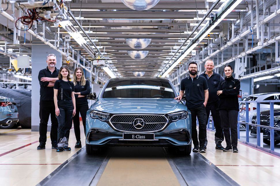 Start der Produktion der neuen Mercedes-Benz E-Klasse im Werk Sindelfingen