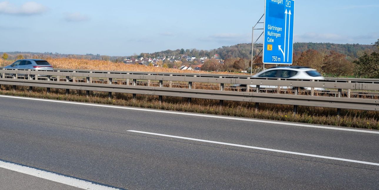 Der Gärtringer Teilort Rohrau (im Hintergrund) ist vom Autobahn-Lärm betroffen.