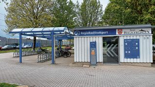 Die Ausleih-Station am Bahnhof in Holzgerlingen wird nicht so stark genutzt wie erwartet.