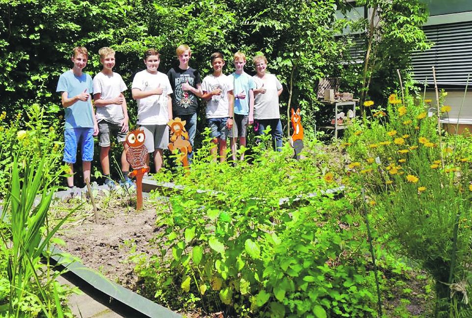 Im Schulgarten des Böblinger Otto-Hahn-Gymnasiums werden unter anderem Kräuter angebaut. Bild: z
