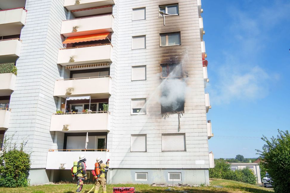 Wohnungsbrand in Dagersheim.