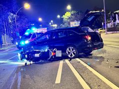 Der Autofahrer hat den Motorradfahrer beim Einbiegen in die Hanns-Martin-Schleyer-Straße übersehen. Bild: SDMG/Dettenmeyer