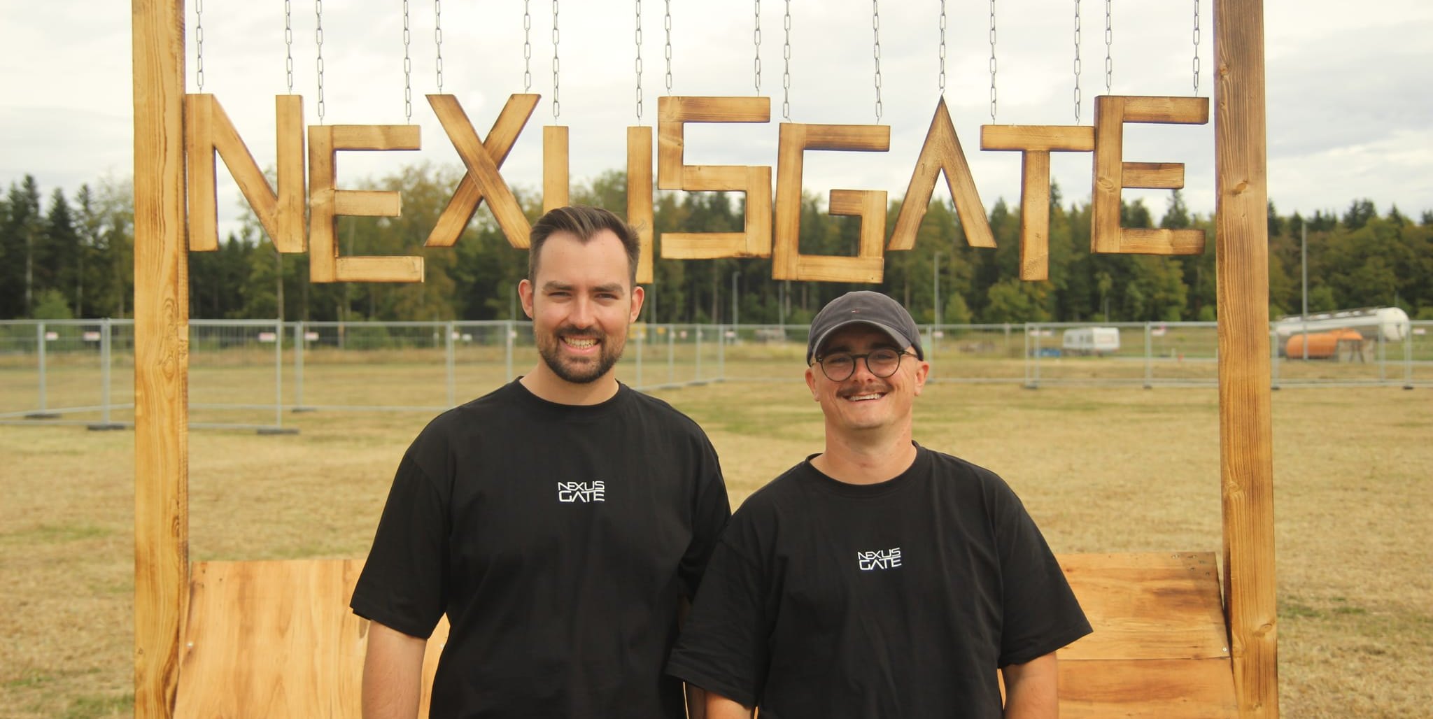 Die Festival-Organisatoren Maximilian Drosek (links) und Paul Fessler.