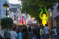 Prima Stimmung und Lichterzauber beim Sindelfinger Feuerabend.