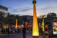 Prima Stimmung und Lichterzauber beim Sindelfinger Feuerabend.