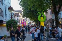 Prima Stimmung und Lichterzauber beim Sindelfinger Feuerabend.