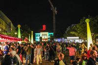 Prima Stimmung und Lichterzauber beim Sindelfinger Feuerabend.