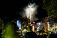 Prima Stimmung und Lichterzauber beim Sindelfinger Feuerabend.