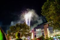Prima Stimmung und Lichterzauber beim Sindelfinger Feuerabend.