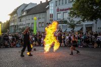 Prima Stimmung und Lichterzauber beim Sindelfinger Feuerabend.