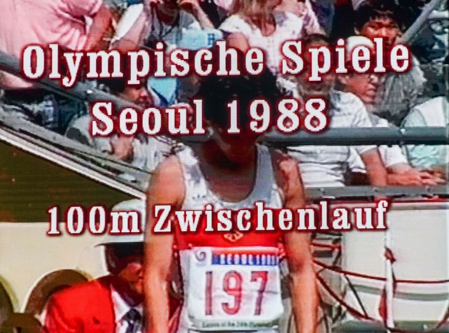 Ulrike Sáváriari vor ihrem Olympiastart 1988. Filme wie diese lassen die Haare zu Berge stehen.Bild: Dettenmeyer