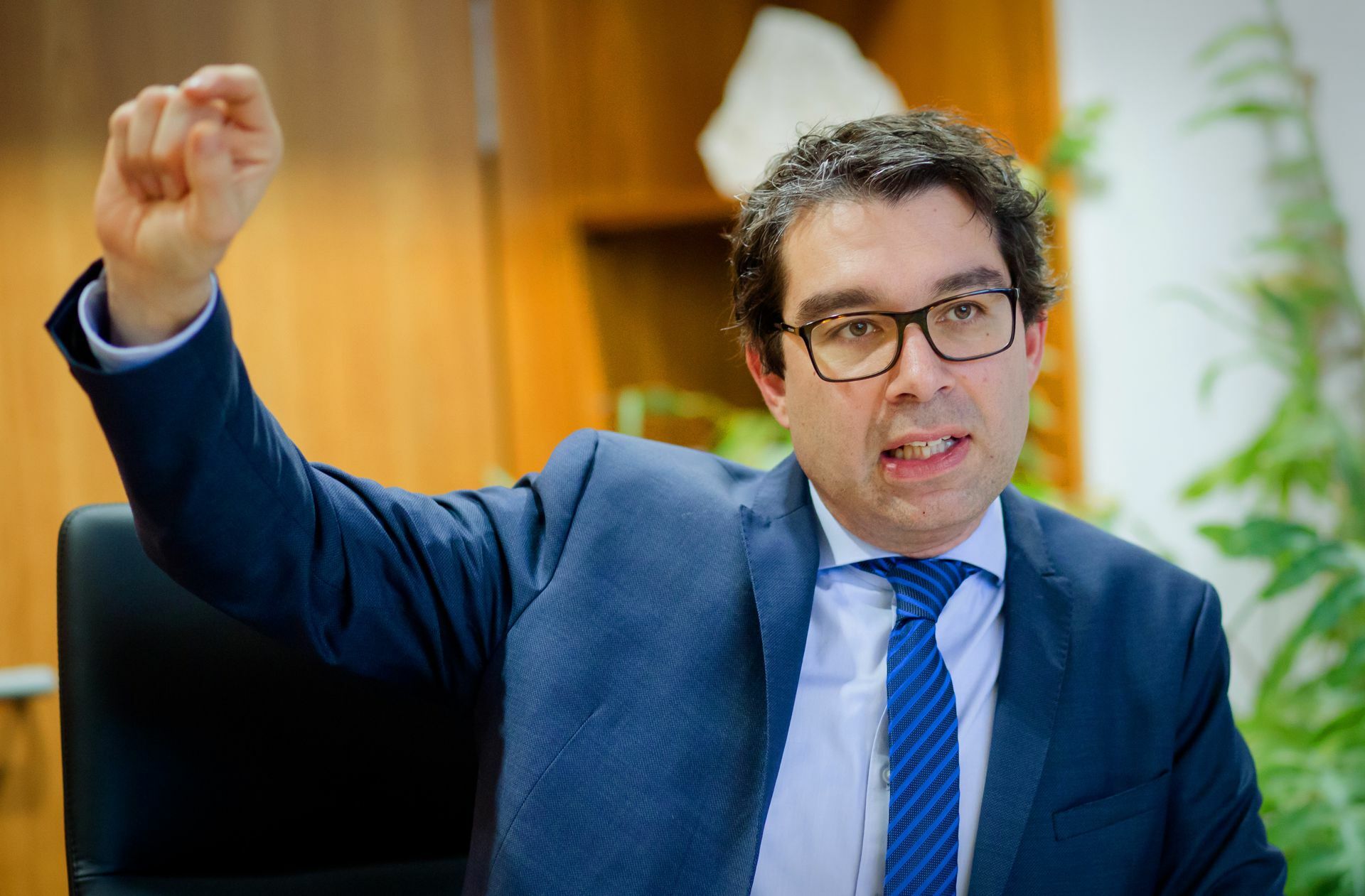 Früher war Andre Baumann  Naturschutz-Funktionär, dann Umwelt-Staatssekretär, heute ist er Bevollmächtigter des Landes beim Bund.