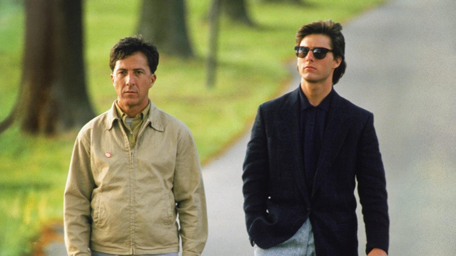 Dustin Hoffman ist der „Rain Man“. Als autistischer Bruder von Yuppie Tom Cruise zeigt er seine wahren Qualitäten.   Bild: z