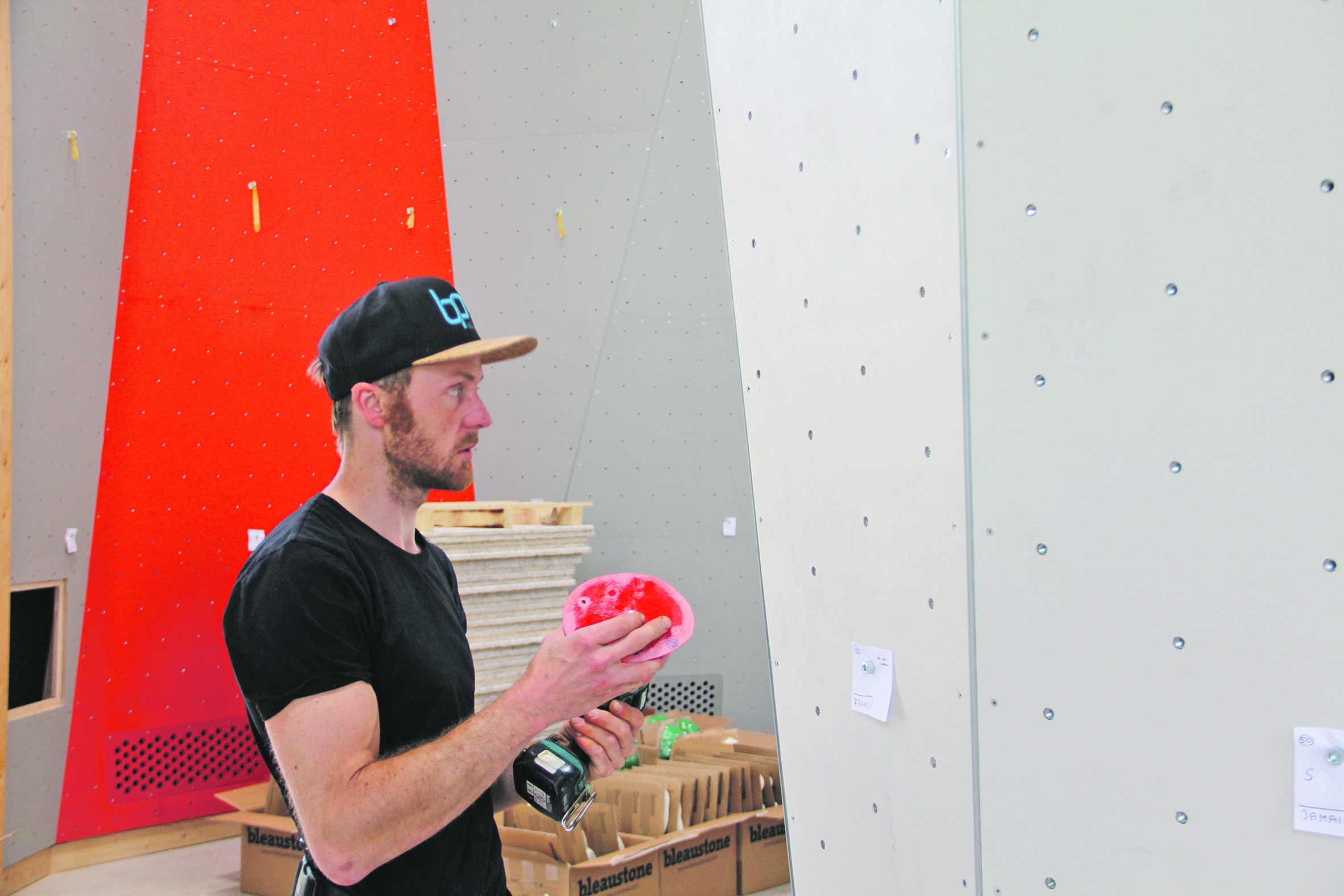 Johannes Kielmann bei der Arbeit.