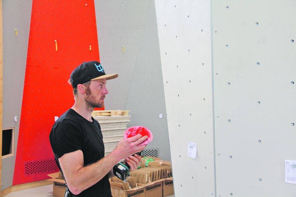 Johannes Kielmann bei der Arbeit.