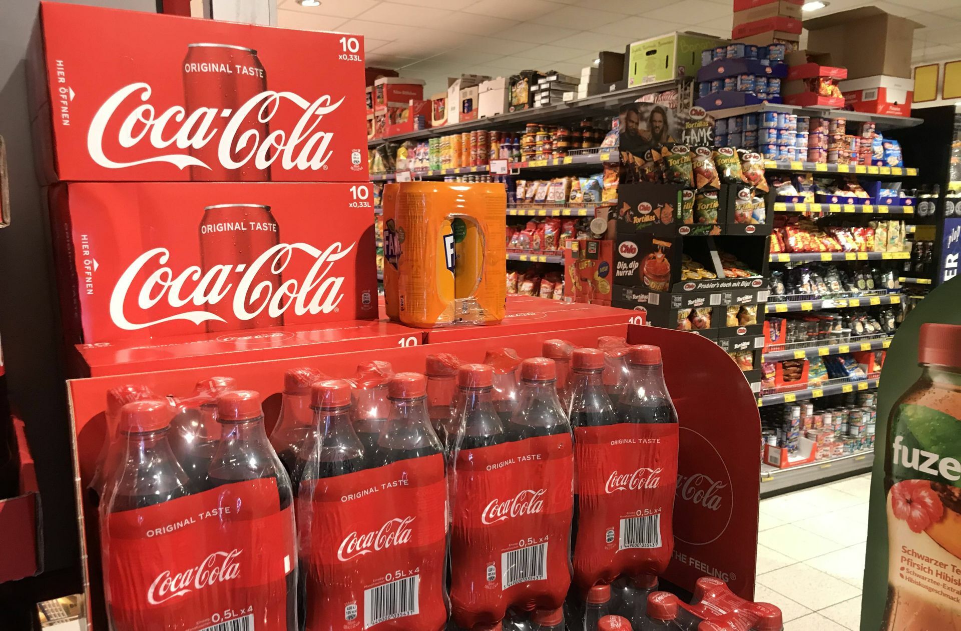Edeka zieht im Preisstreit mit Coca-Cola den Kürzeren.