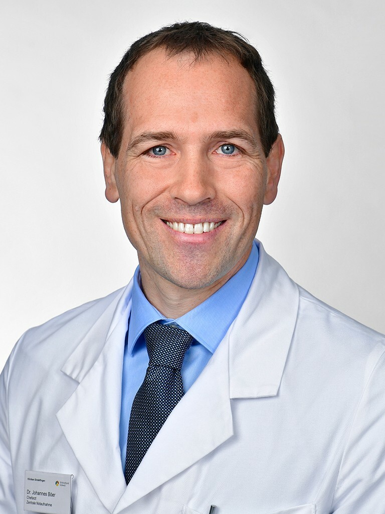 Dr. Johannes Böer, der Chefarzt des Zentrums für interdisziplinäre Notfall- und Akutmedizin am Klinikum Sindelfingen. Bild: de Maddalena/z
